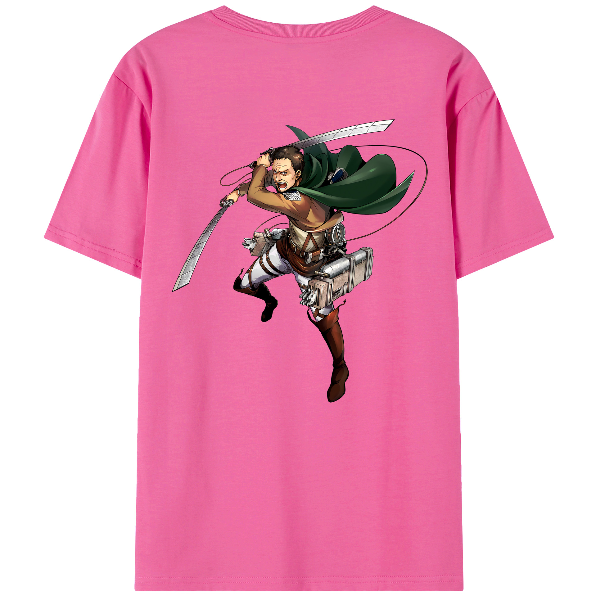 （画像用） 進撃の巨人 Attack on Titan レディース半袖Tシャツ(バックプリント)